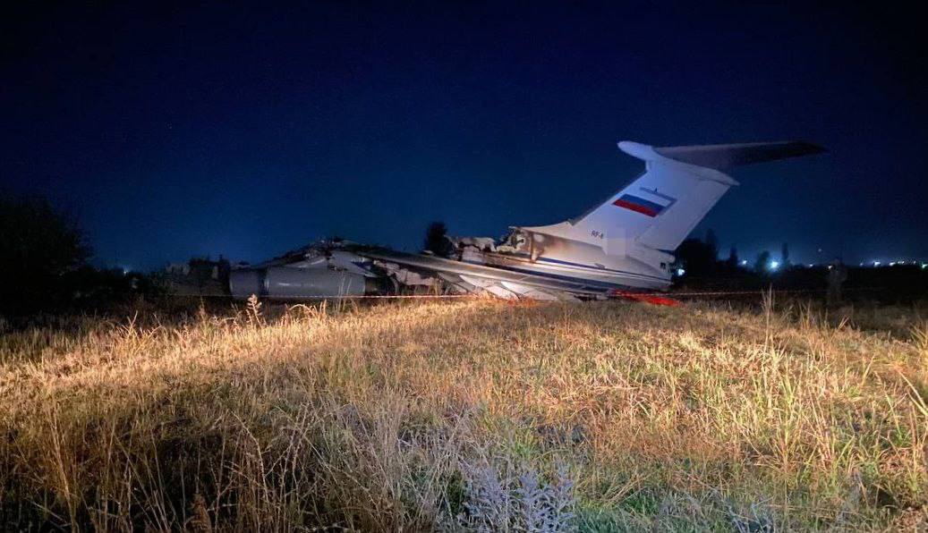 Russian Il-76 aircraft catches fire in Tajikistan: Eight people on board reported