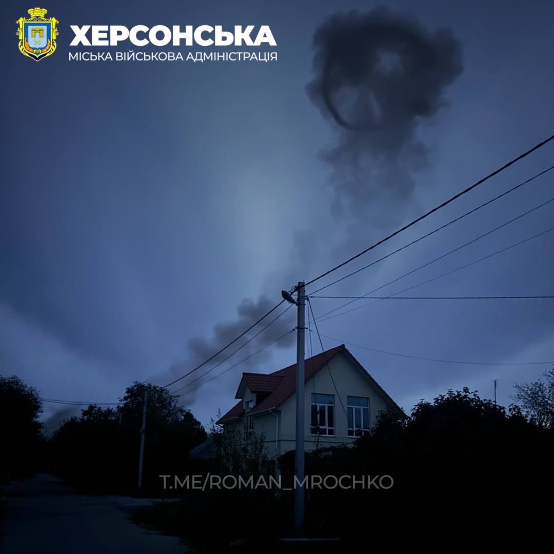 Russians intensively shell Kherson center: Powerful explosions heard in city