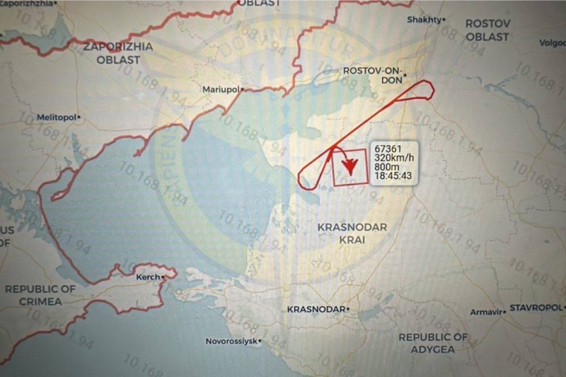 Destruction of A-50: Ukrainian intelligence reveals last route of Russian aircraft