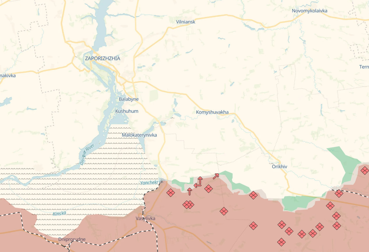 Russia went on offensive in Zaporizhzhia region: Ukrainian defenders held battle for over 2.5 hours