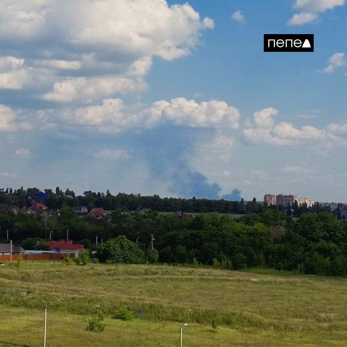 Drone strike sparks massive fire at Russian chemical plant near Belgorod (photos)