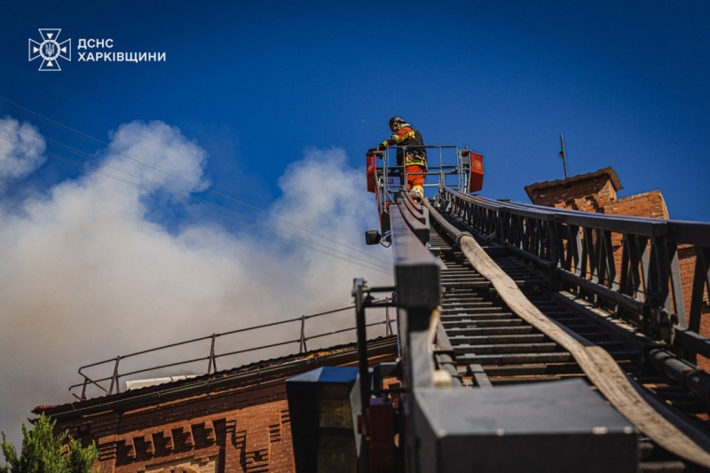 Russia strikes Kharkiv University of Pharmacy: Moment of impact and aftermath photos