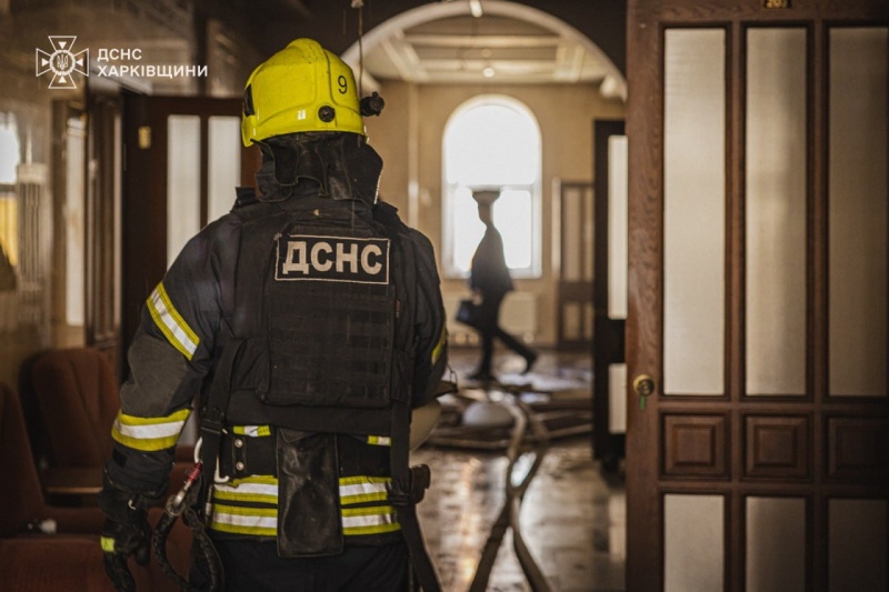 Russia strikes Kharkiv University of Pharmacy: Moment of impact and aftermath photos