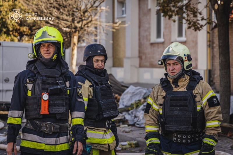 Russia strikes Kharkiv University of Pharmacy: Moment of impact and aftermath photos