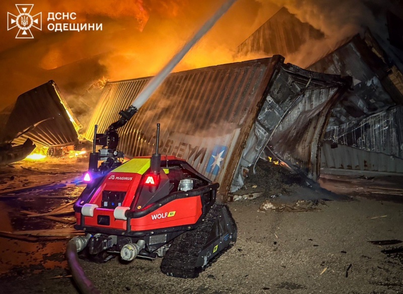 Russia strikes Ukraine's Odesa region: Large-scale fire, power outages and casualties