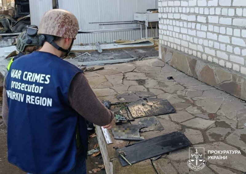 Russia massively strikes Ukraine's Chuhuiv with drones: Warehouse destroyed