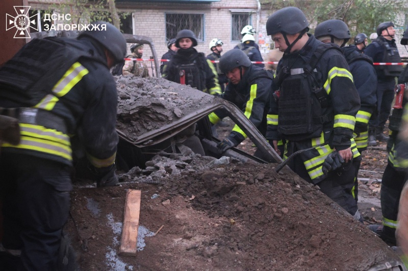 Russia massively strikes Ukraine's Zaporizhzhia: 13 casualties reported, including children