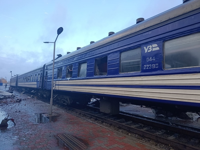 Russia strikes Ukraine's railway infrastructure: Aftermath revealed