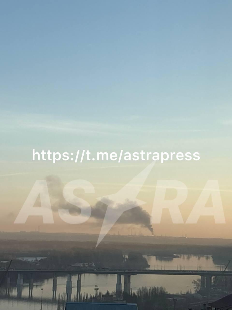 Russian Ufa oil refinery engulfed in flames following drone attack