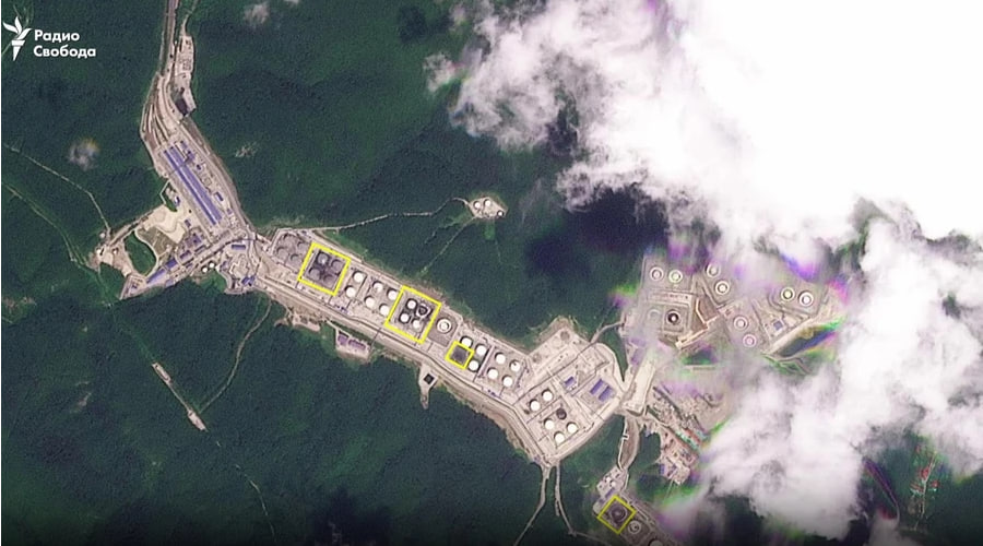 Satellite images confirm strike on Russia's largest oil storage site in Caucasus