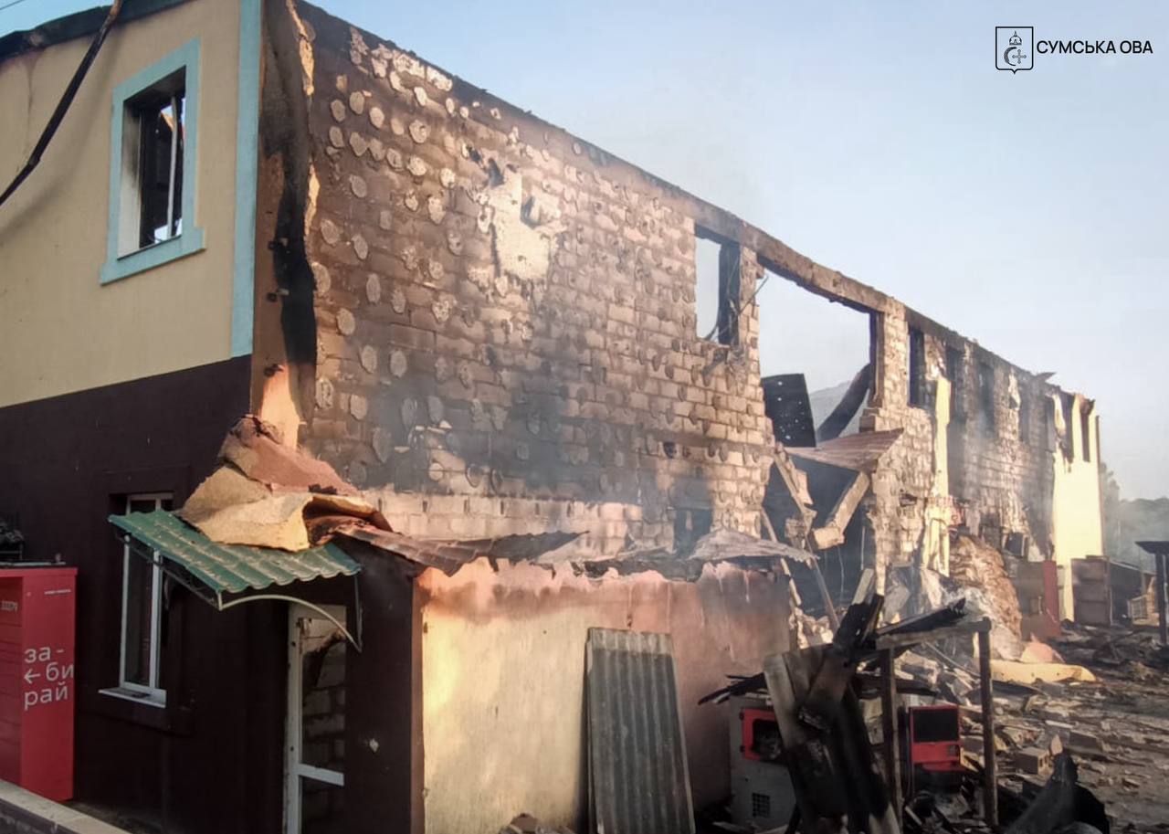 Russia strikes market in Ukraine's Sumy region: 10 people injured