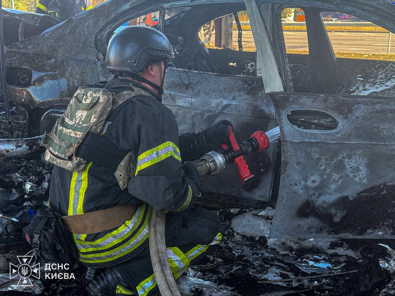 Russian drone crashes at Kyiv gas station: Casualties reported