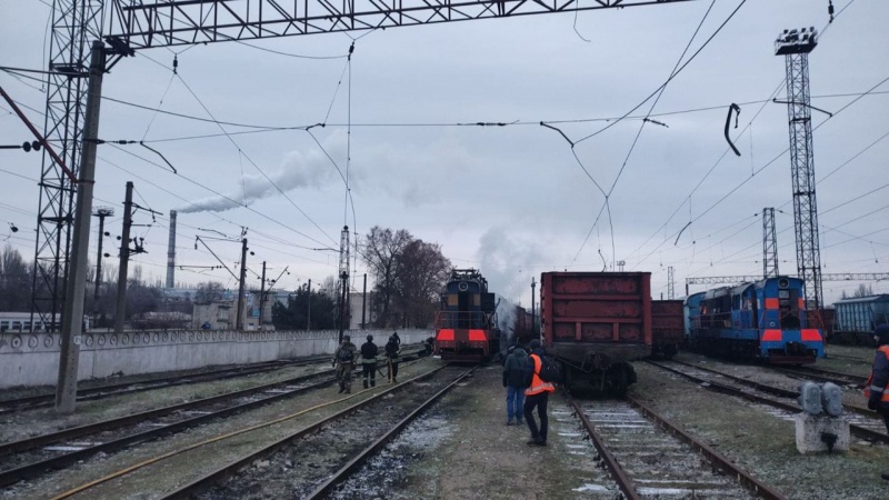Russia strikes railway station in Ukraine's Zaporizhzhia region