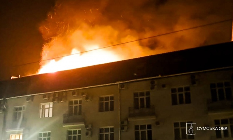 Russia launches double strike on hotel in Ukraine's Sumy: Aftermath revealed