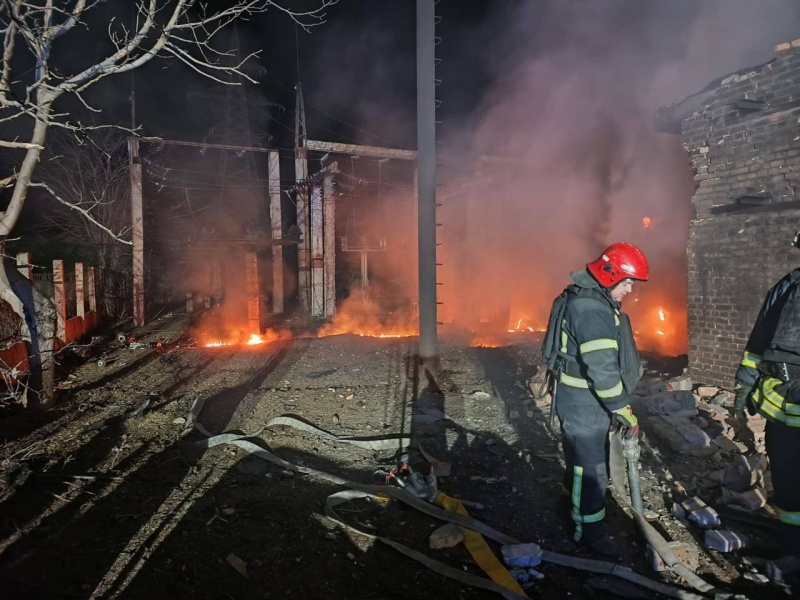 Russia massively strikes Ukraine's south: Ship hit, fires, and power outages reported