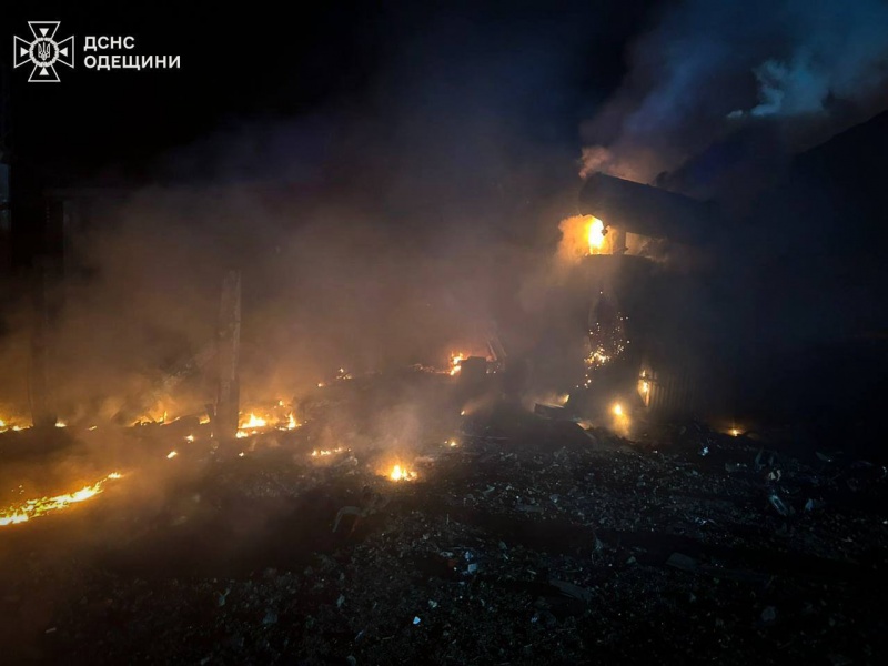 Russia massively strikes Ukraine's south: Ship hit, fires, and power outages reported