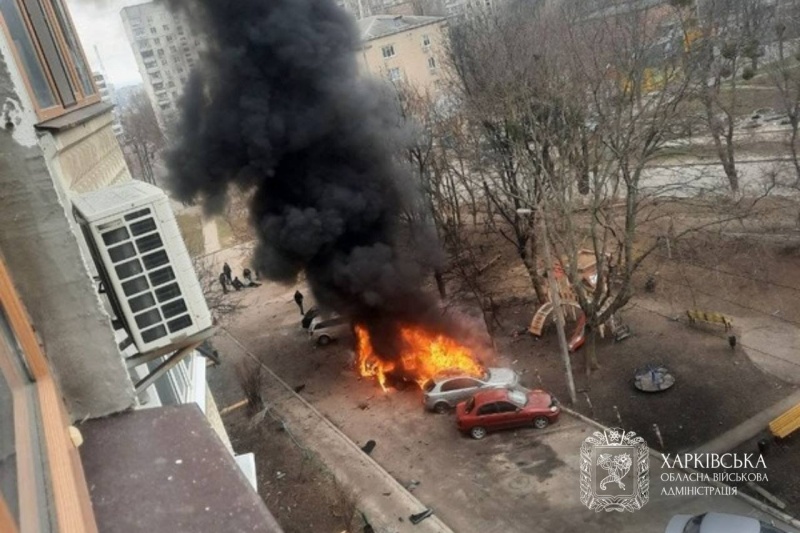 Russia strikes Ukraine's Kharkiv with drones: Casualties reported