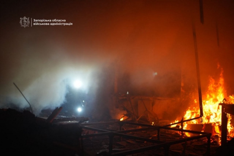 Russian drone attack kills one, injures six in Ukraine's Zaporizhzhia