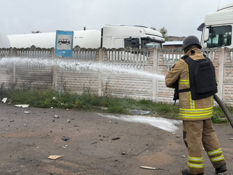 Russia strikes gas stations in Ukraine's Zhytomyr region