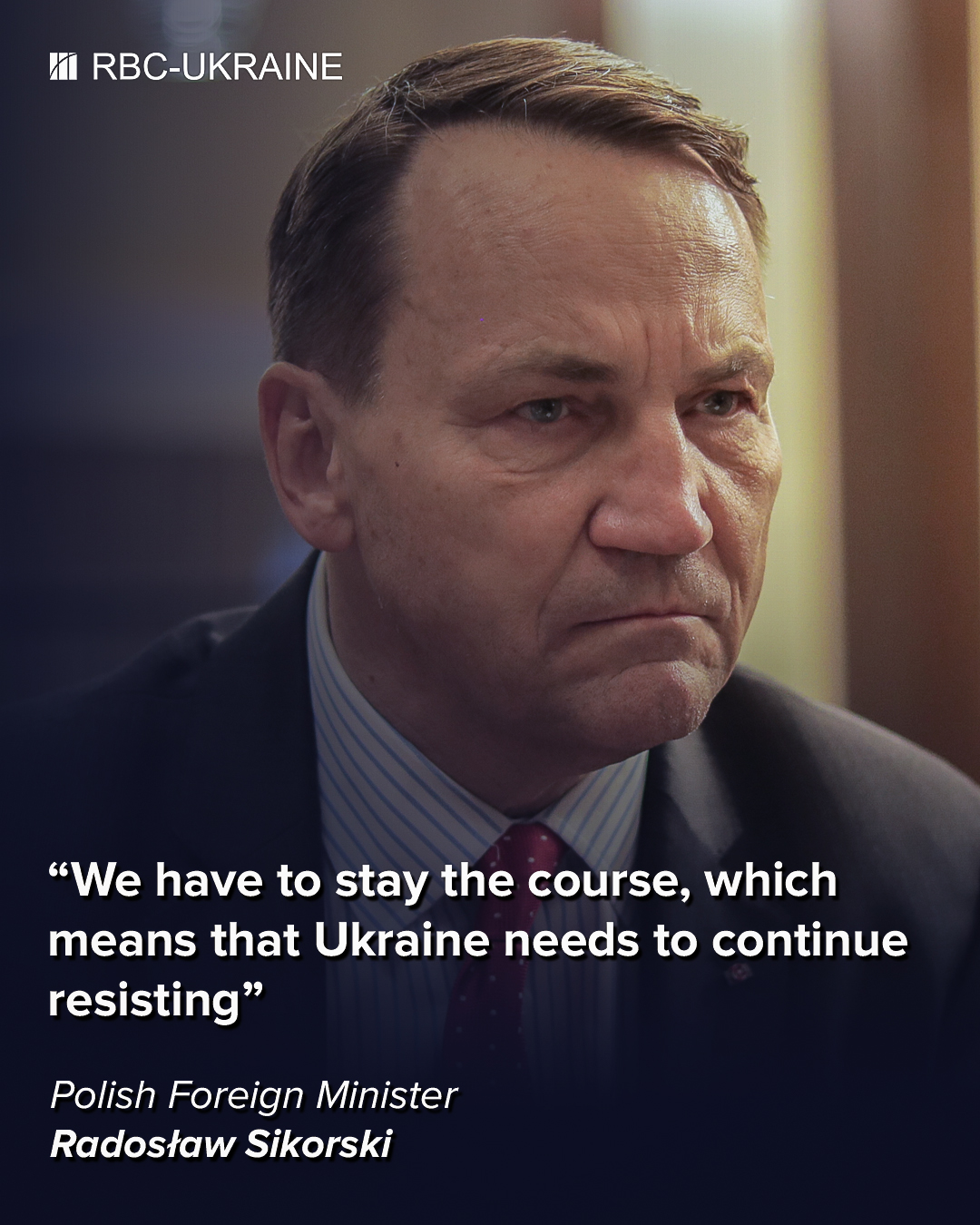 'We are not close to peace yet.' Sikorski on negotiations, Putin, and Ukraine's EU bid