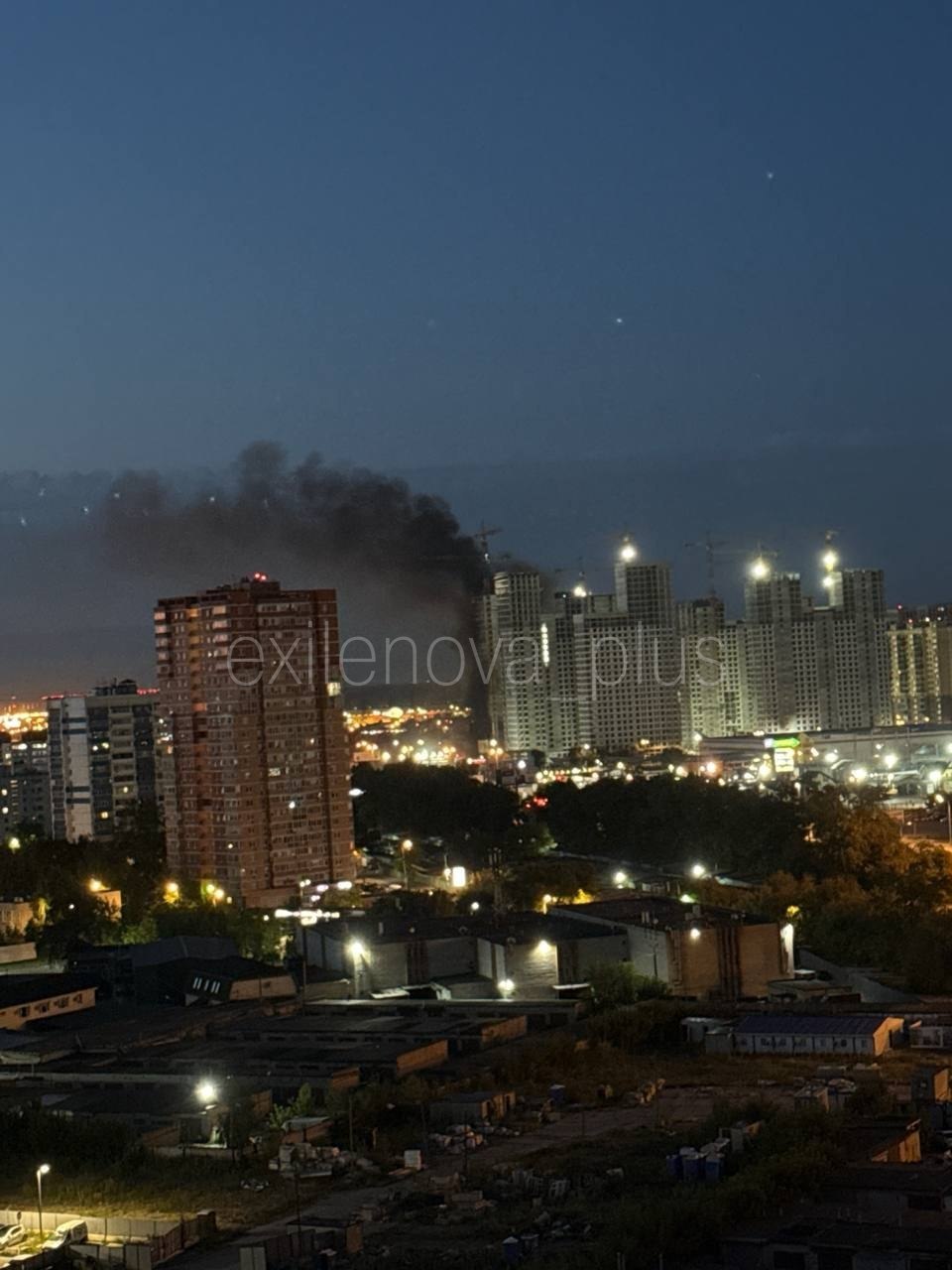 Moscow and region hit by massive drone wave, fires erupt