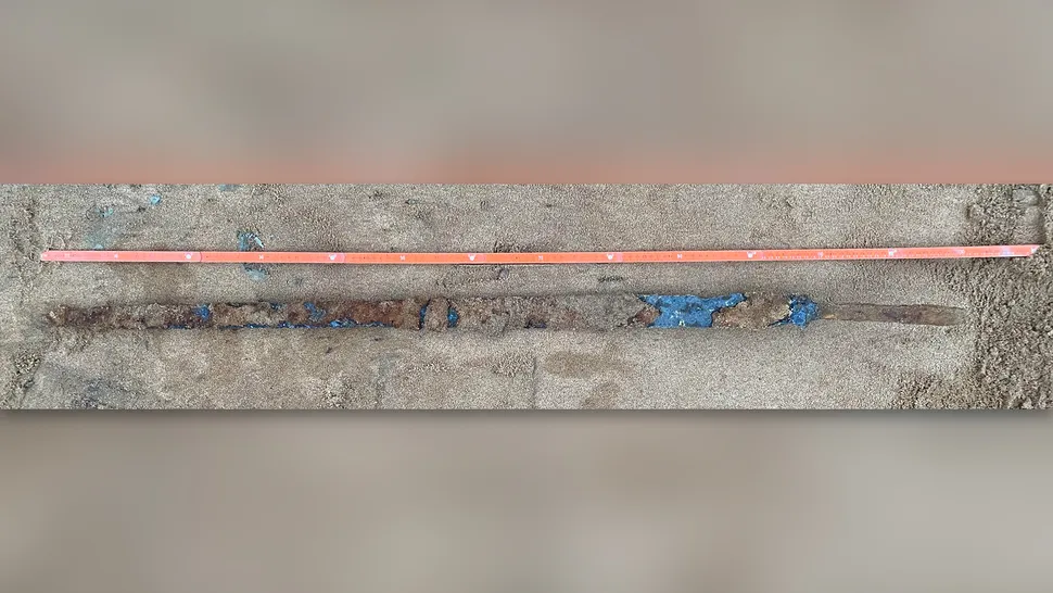 Burial site of giant with massive sword discovered in Sweden