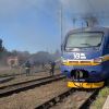 Russian drones strike 3 Ukrainian trains in one day