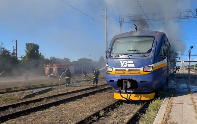 Russian drones strike 3 Ukrainian trains in one day