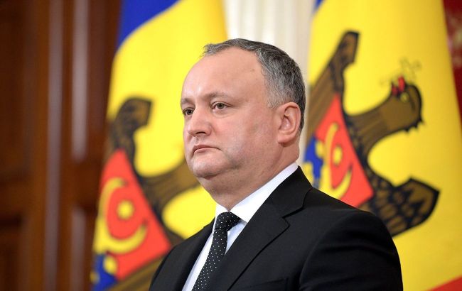 Moldova's Dodon claims parts of Ukraine as Moldovan lands after Moscow visit