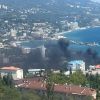 Sea drones attack Yalta port in occupied Crimea as massive fire breaks out