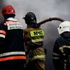 Fire erupts at coke and gas plant near Moscow