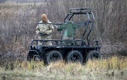 No infantry needed. Ukrainian robots, for first time, capture Russian position &mdash; Zelenskyy
