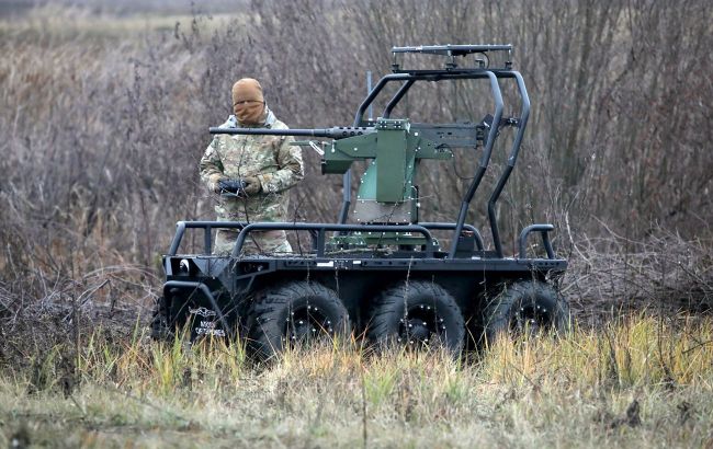 No infantry needed. Ukrainian robots, for first time, capture Russian position &mdash; Zelenskyy