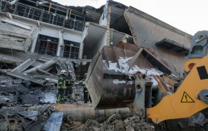 Kyiv thermal power plant hit by 5 Russian missiles almost completely destroyed - Video emerges