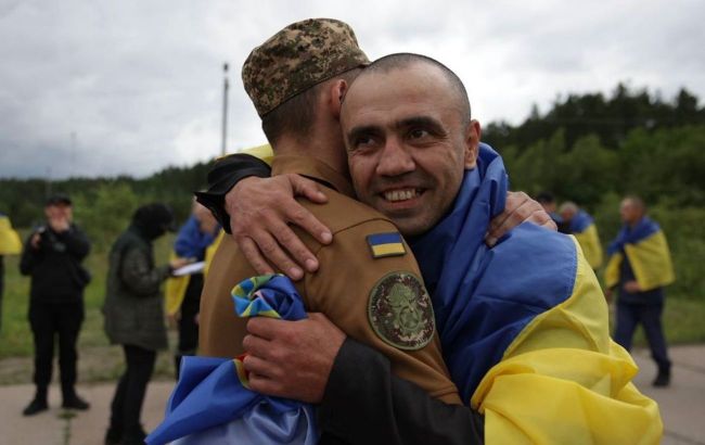 Ukraine's security service shares emotional footage of today's POW exchange
