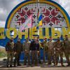 Zelenskyy visits Donetsk region, inspects fortification construction