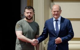 Zelenskyy meets with Scholz in New York