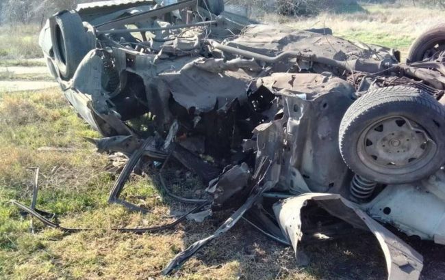 Car carrying Russian officers blown up in Skadovsk, Kherson region - Intelligence