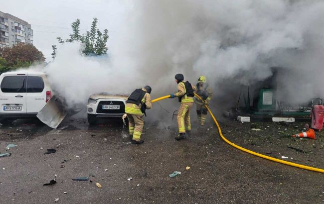 Russia strikes gas stations in Ukraine's Zhytomyr region