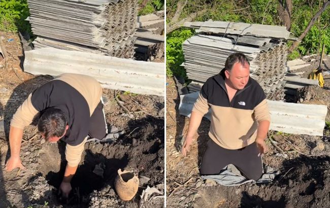 Hidden treasure from 19th century found in Ukrainian priest's backyard