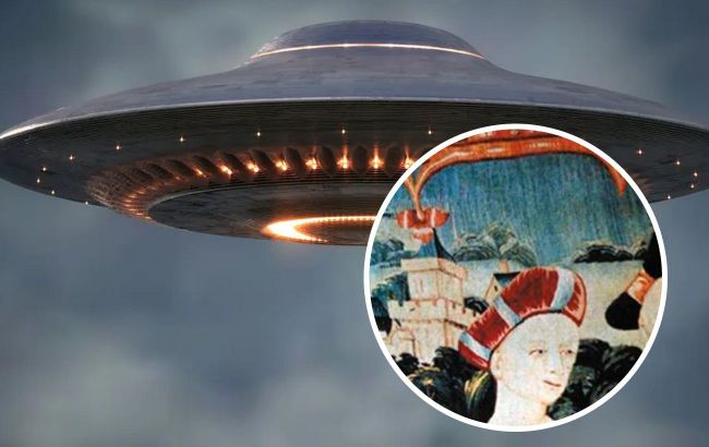 UFO spotted on 16th century tapestry: Photo