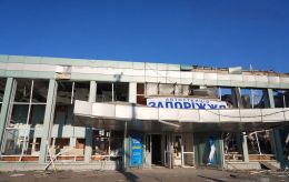 Russian bomb heavily damages Ukraine's Zaporizhzhia bus station: Photos reveal aftermath