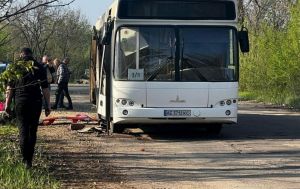 Russian drone strike on Ukrainian Marhanets leaves over 50 injured