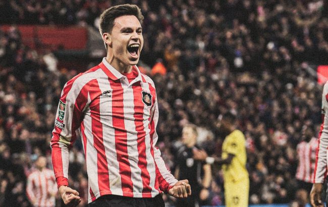 Sunderland's Ukrainian striker scores stunning goal in League Cup