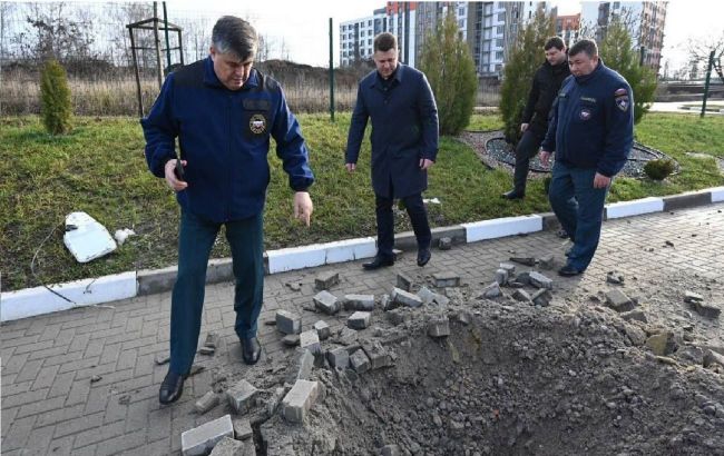 Aerial bomb lands nearby: Russian forces nearly hit kindergarten in Belgorod, footage