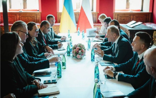 Ukraine&rsquo;s Prime Minister meets Poland&rsquo;s Tusk amid growing diplomatic crisis