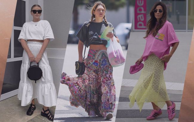 Summer style essential: How to wear basic tee and boho skirt