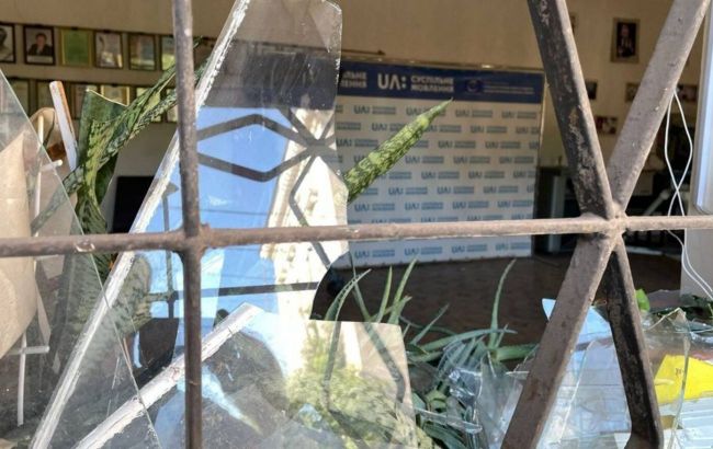 Russian attack damages Ukrainian public broadcaster's building in Kryvyi Rih