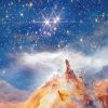 James Webb telescope captures birth of giant stars in space