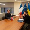 Zelenskyy meets Macron in Brussels